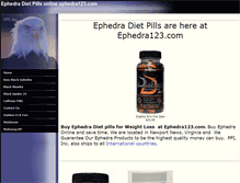 Tablet Screenshot of ephedra123.com